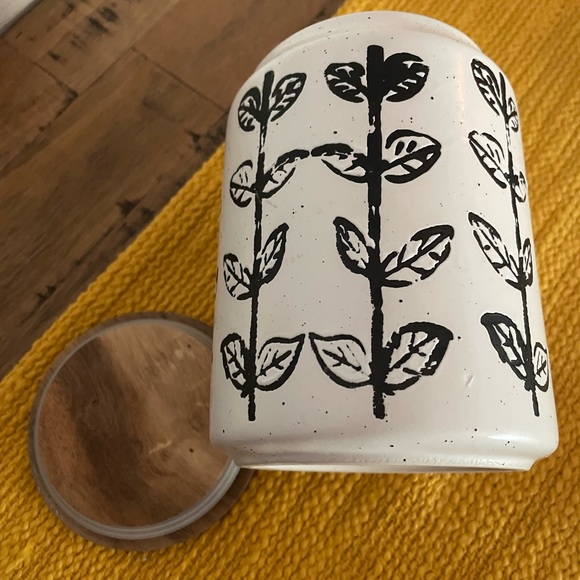 Sugar Jar with wood lid - Picture 7 of 8